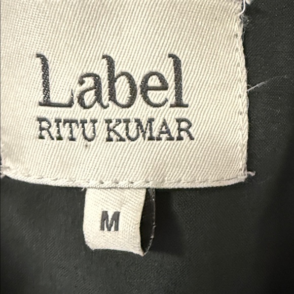 Label Ritu Kumar Grey Embellished Jacket - Picture 6 of 12